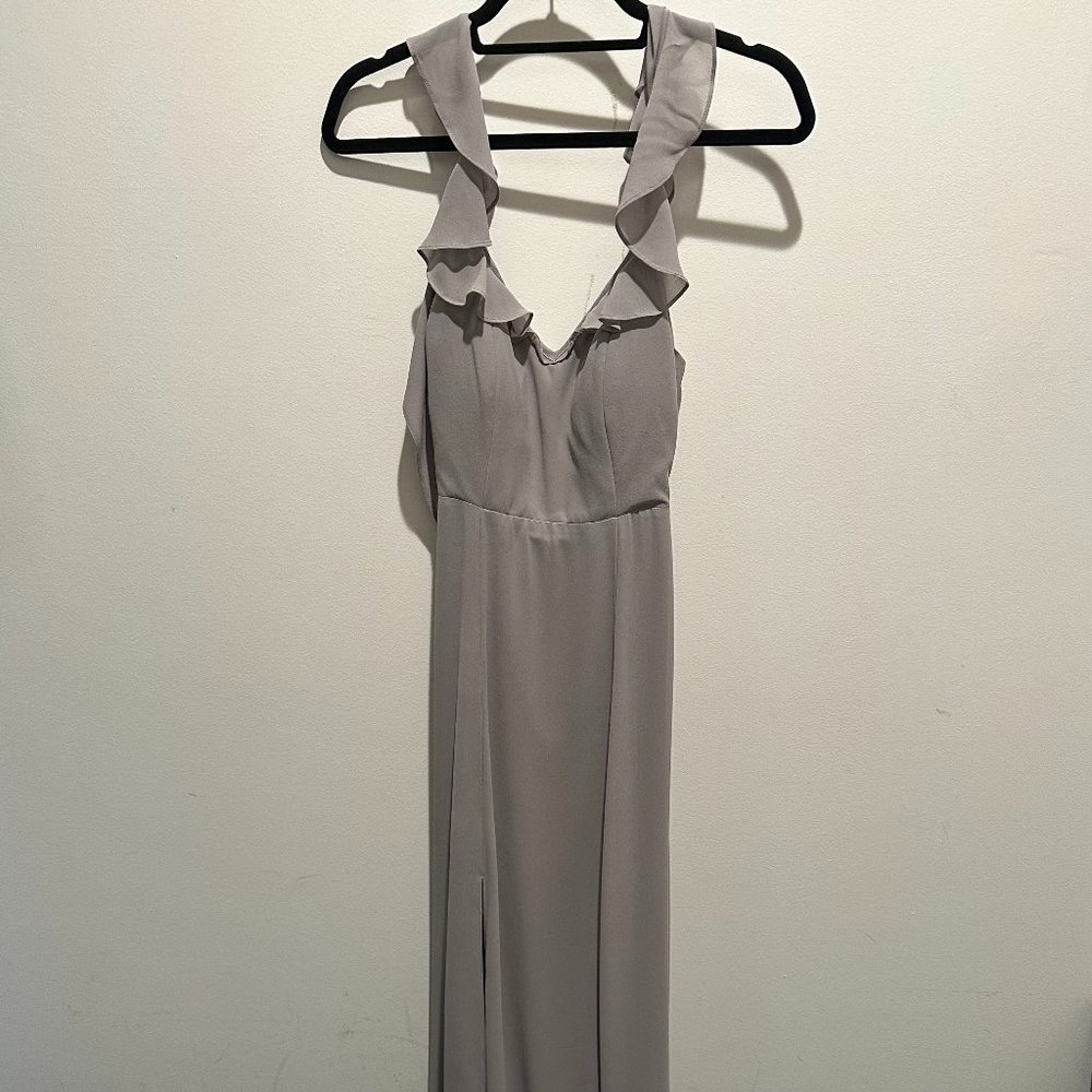 BHLDN Dianna Dress in Grey - Size Small
